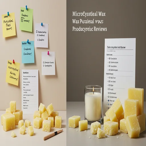 Microcrystalline Wax 포함 제품 리뷰 모음