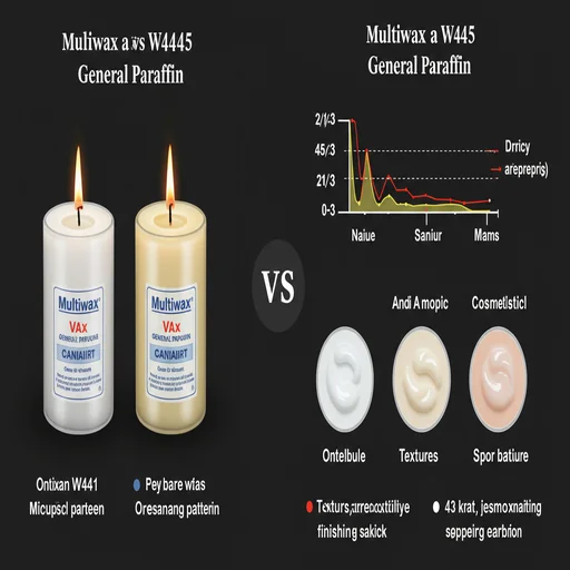 Multiwax W445 vs 일반 파라핀, 뭐가 다를까?